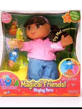 Fisher-Price Dora the Explorer Magical Friends Singing Dora Doll 2002 (Box wear)